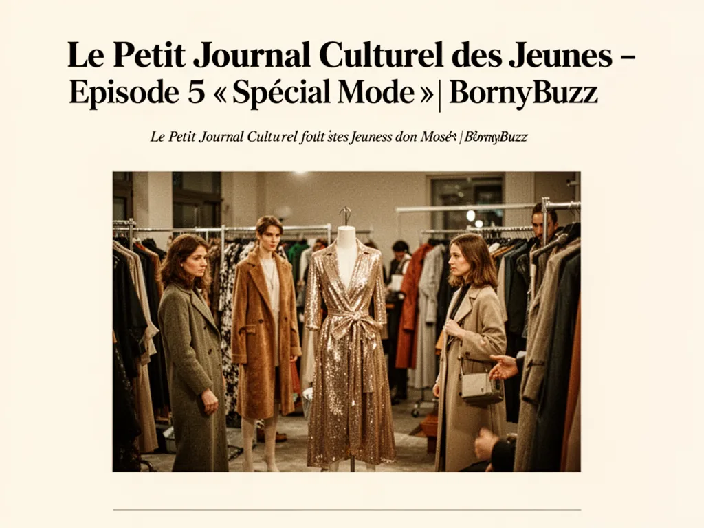 Le Petit Journal Culturel des Jeunes – Episode 5 « Spécial Mode » | BornyBuzz