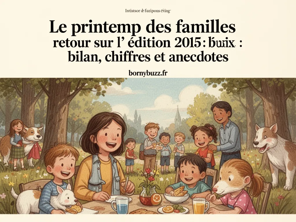 Le printemps des familles retour sur l edition 2015 : bilan, chiffres et anecdotes