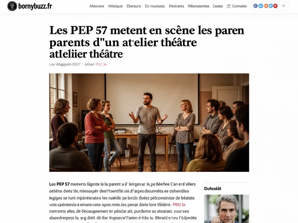 Les PEP 57 mettent en scène les parents lors d'un atelier théâtre