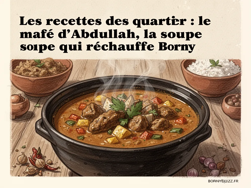 Les recettes des quartiers : le mafé d’Abdullah, la soupe qui réchauffe Borny