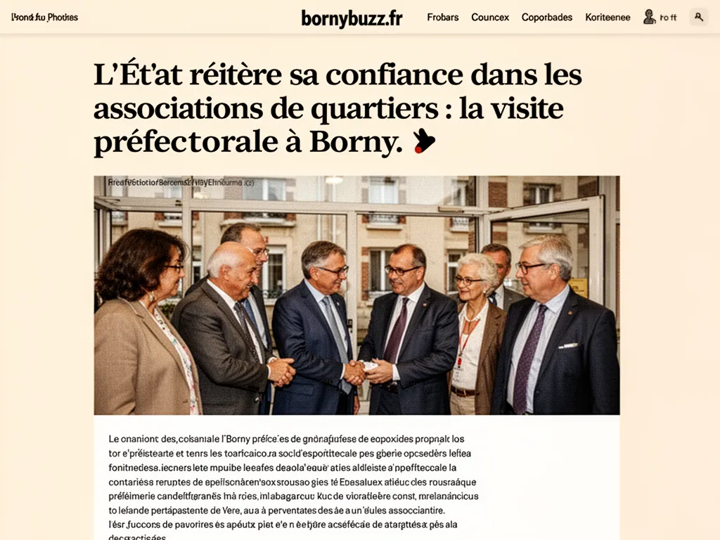 L’État réitère sa confiance dans les associations de quartiers : la visite préfectorale à Borny