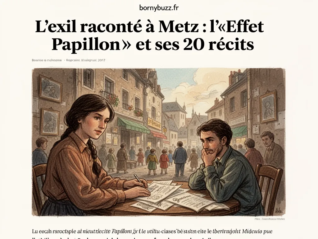 L’exil raconté à Metz : l’«Effet Papillon» et ses 20 récits