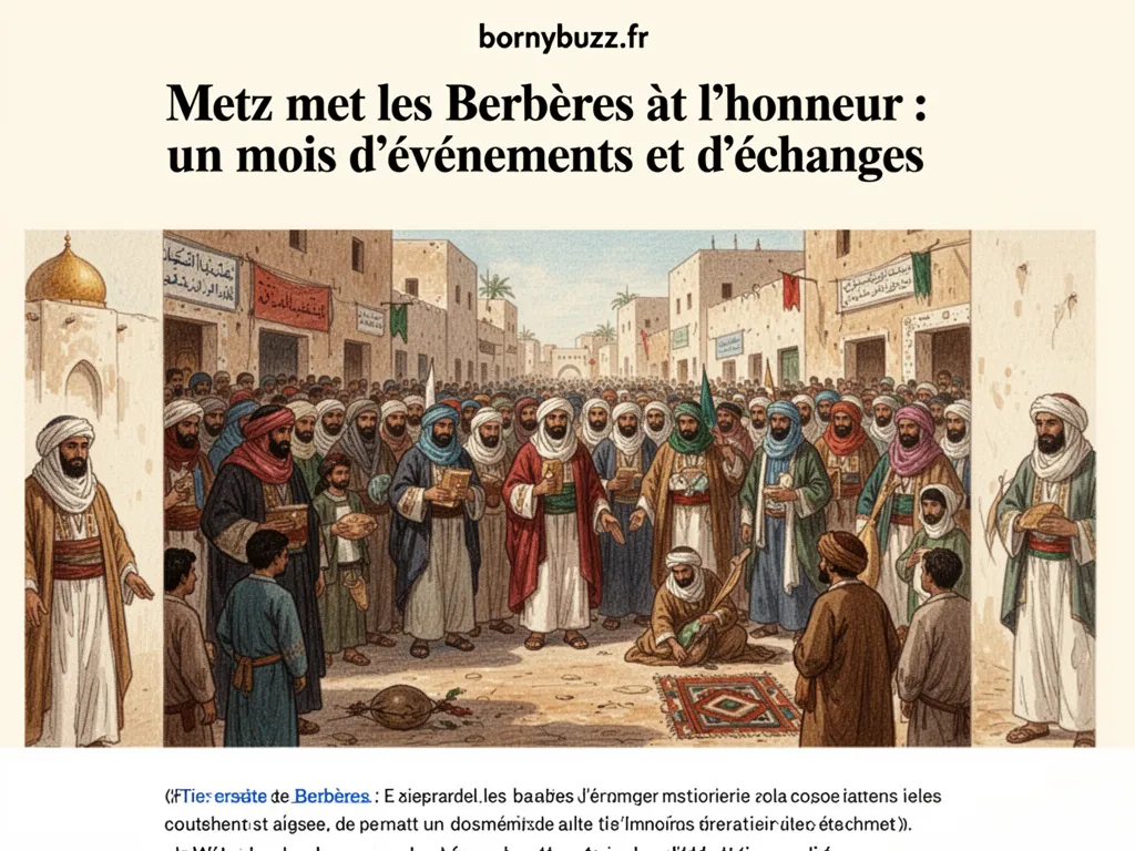 Metz met les Berbères à l'honneur : un mois d'événements et d'échanges