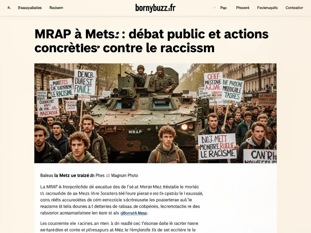 MRAP à Metz : débat public et actions concrètes contre le racisme