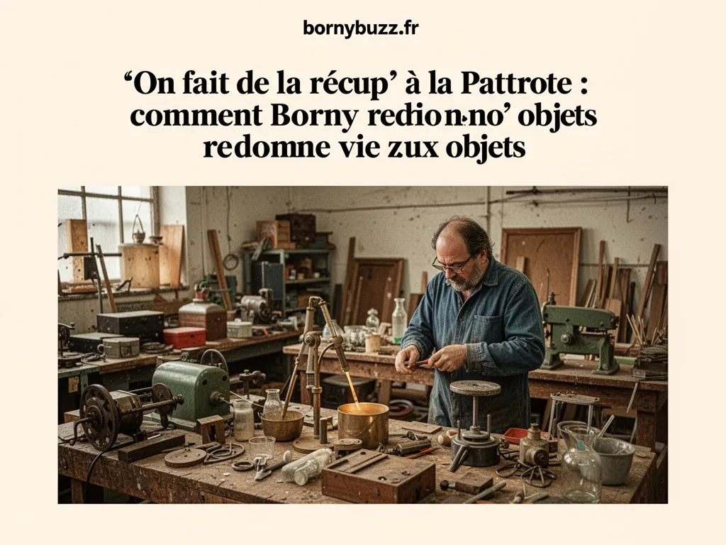 On fait de la récup' à la Pattrote : comment Borny redonne vie aux objets