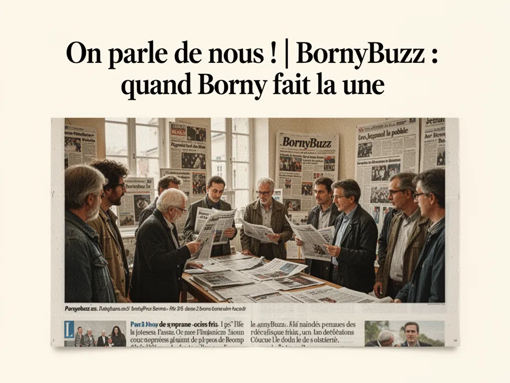 On parle de nous ! | BornyBuzz : quand Borny fait la une