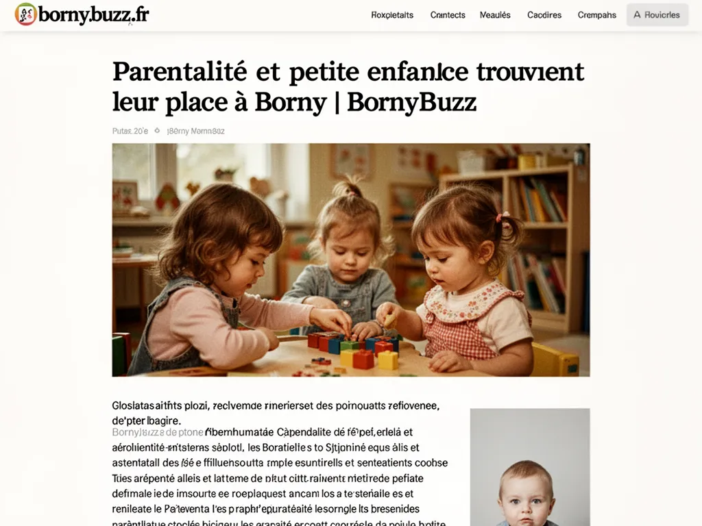Parentalité et petite enfance trouvent leur place à Borny | BornyBuzz