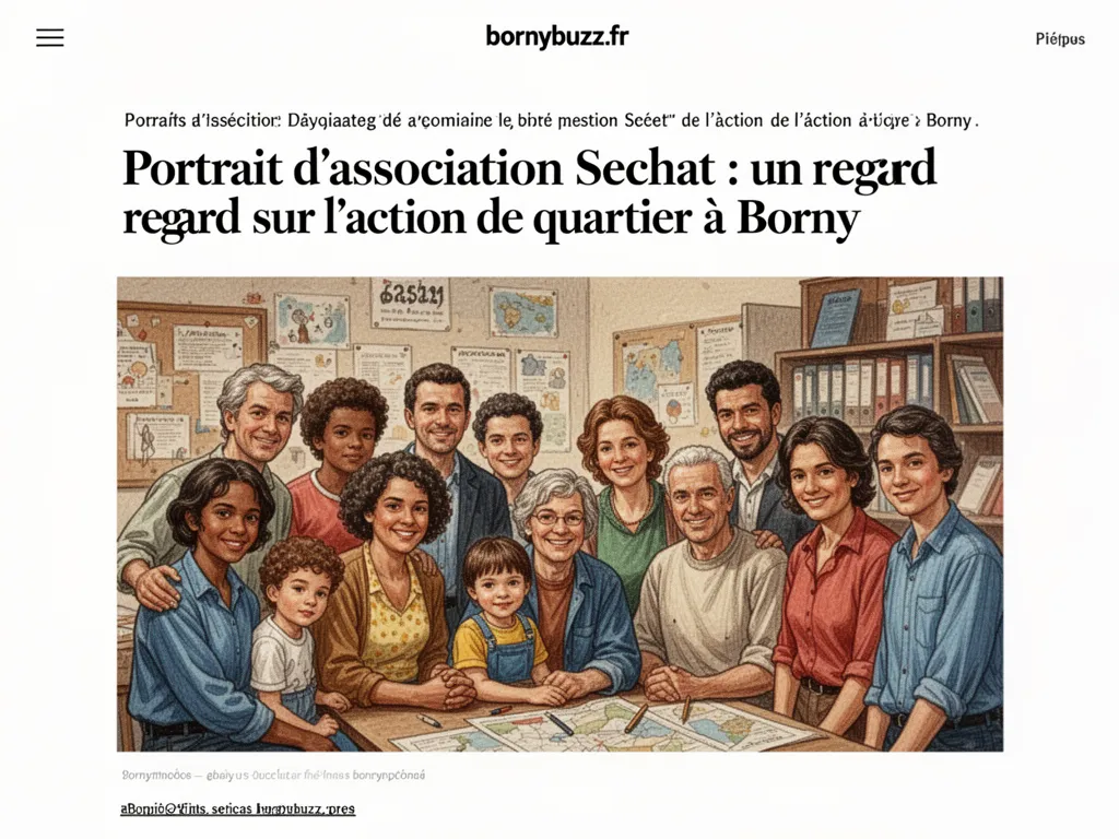 Portrait d'association Sechat : un regard sur l'action de quartier à Borny