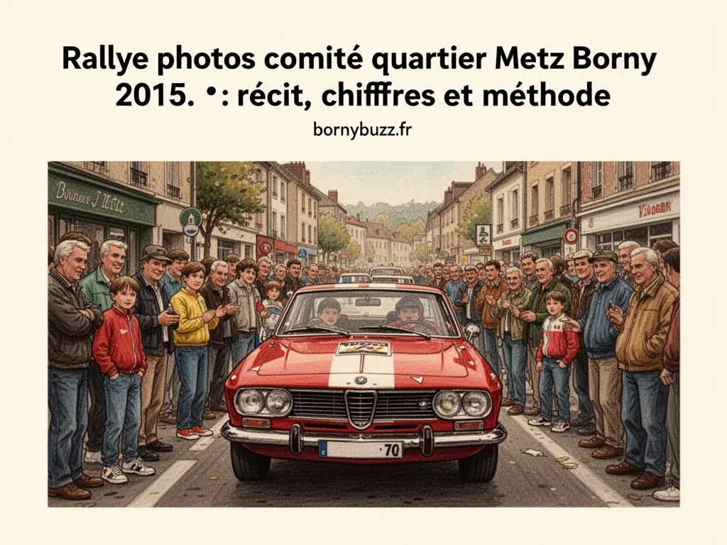 Rallye photos comité quartier Metz Borny 2015 : récit, chiffres et méthode