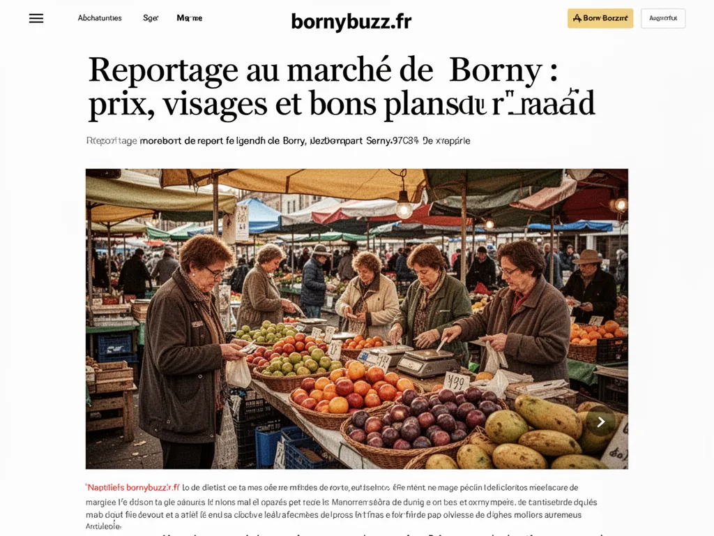 Reportage au marché de Borny : prix, visages et bons plans du samedi