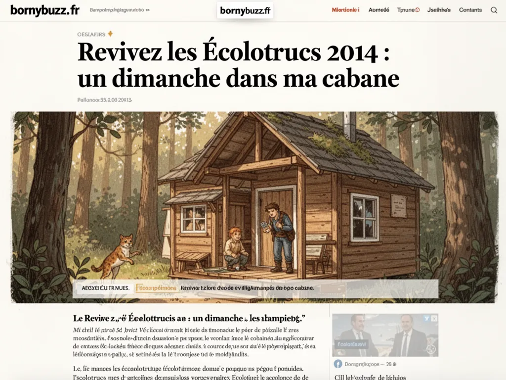 Revivez les Écolotrucs 2014 : un dimanche dans ma cabane