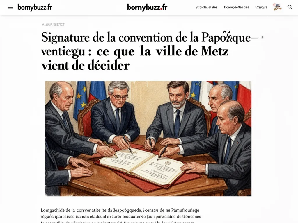 Signature de la convention de la Papothèque : ce que la ville de Metz vient de décider
