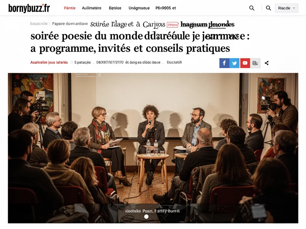 soiree poesie du monde a la mediatheque jean mace : programme, invités et conseils pratiques