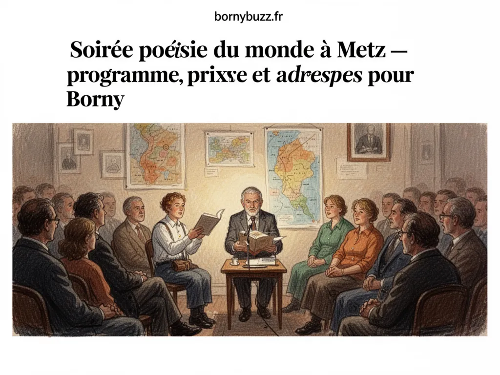 Soiree poesie du monde à Metz : programme, prix et adresses pour Borny