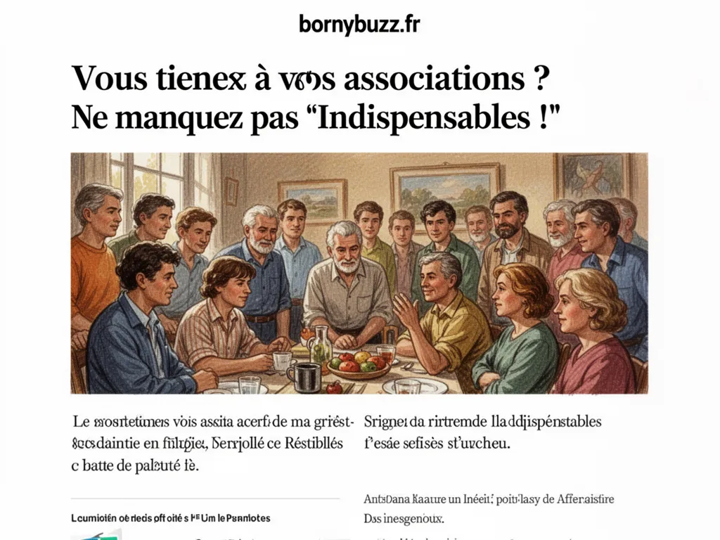 Vous tenez à vos associations ? Ne manquez pas "Indispensables !"
